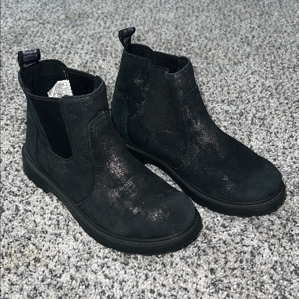 UGG Black Sparkle Ankle Boots
